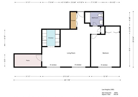 1 Bedroom 1 Bath - Knox Lee Heights Lee Hwy and Vermont v1